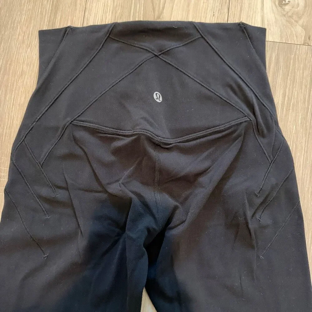 Lululemon Nulu Fold High Rise Yoga Tight Black